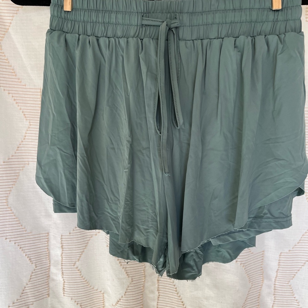 Women's Green Shorts